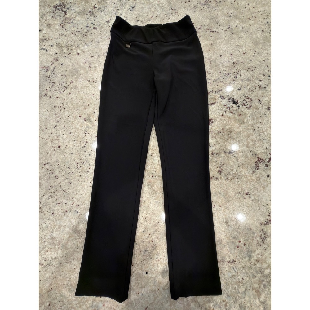 Joseph Ribkoff Black Pull-On Straight Leg Pants Size‎ 4